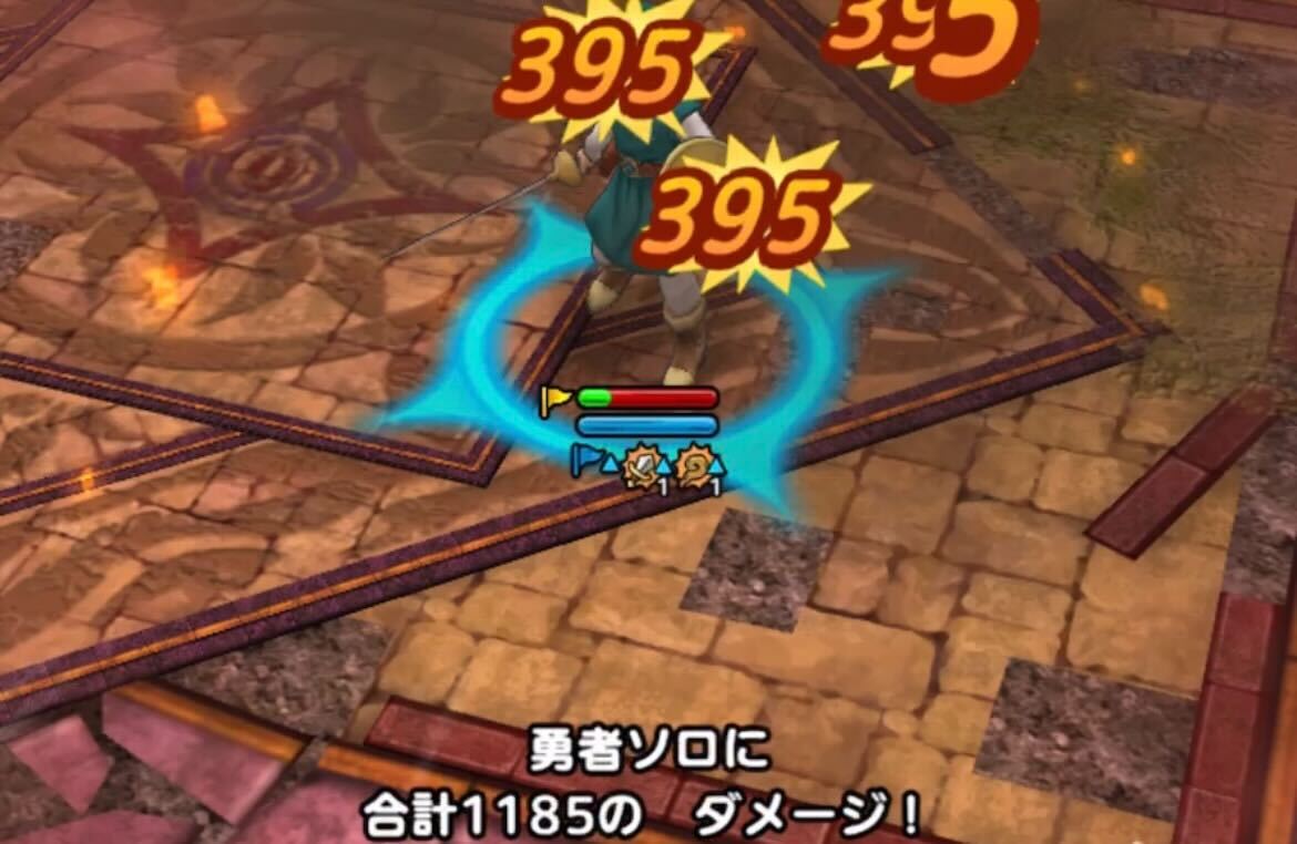 勇者ソロの逆境を発動