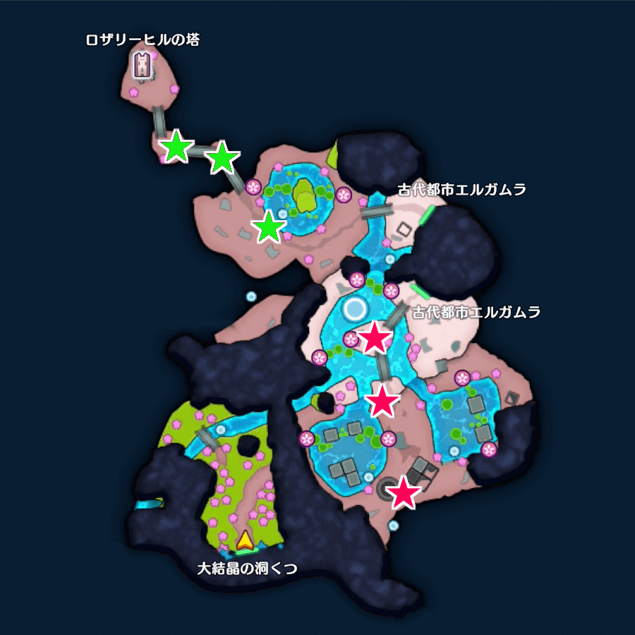 ベビーパンサーの出現場所画像