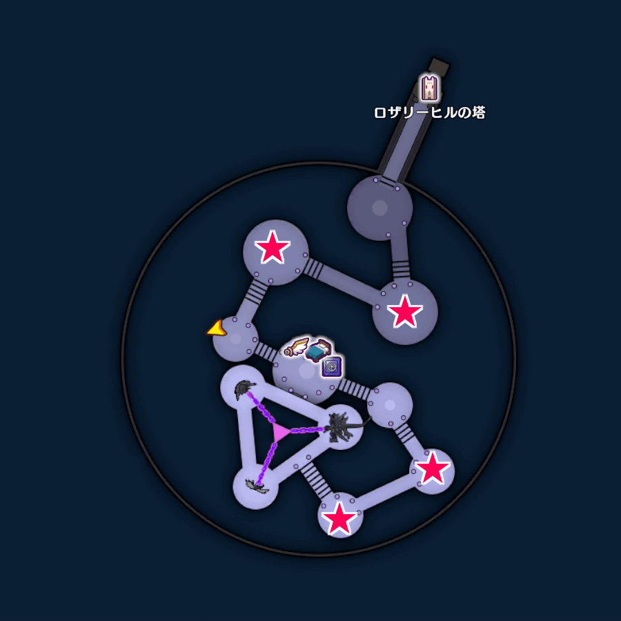 ネクロバルサの出現場所画像