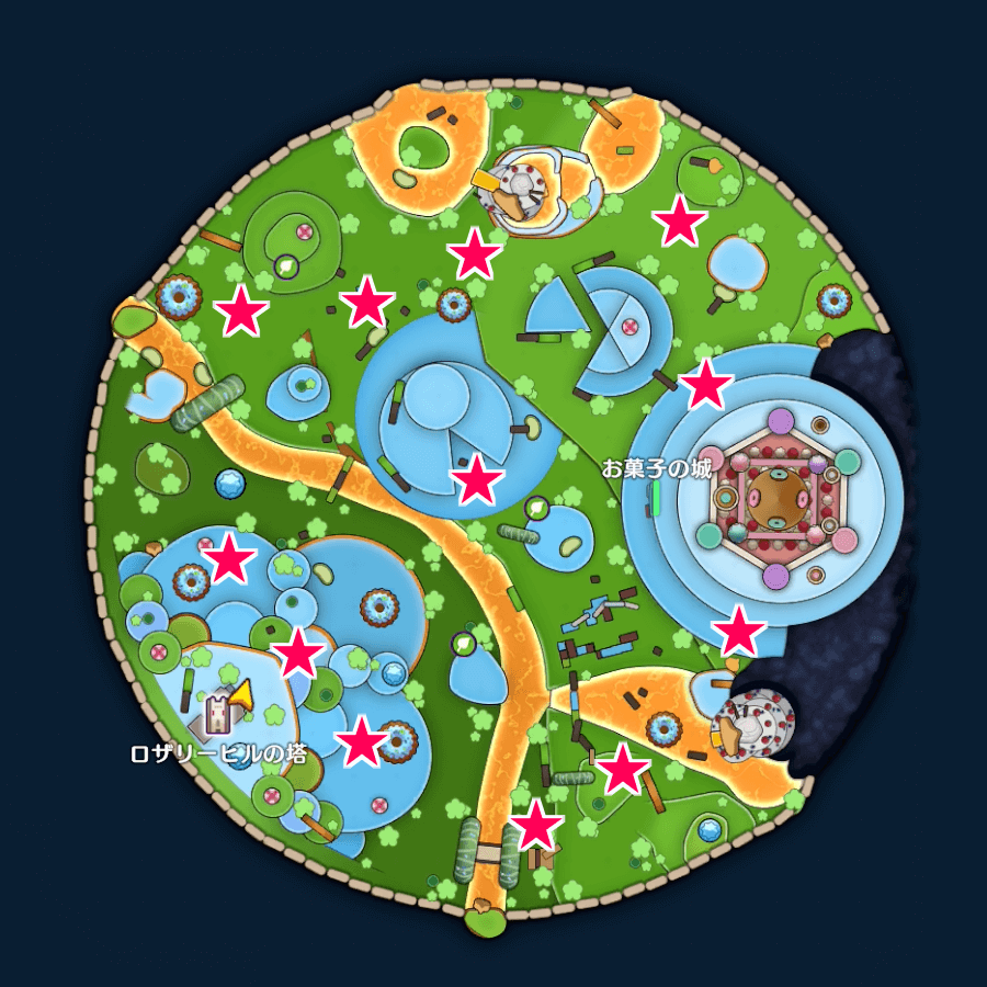 バルンバの出現場所画像