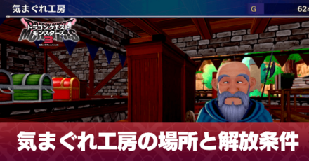 気まぐれ工房の場所と解放条件