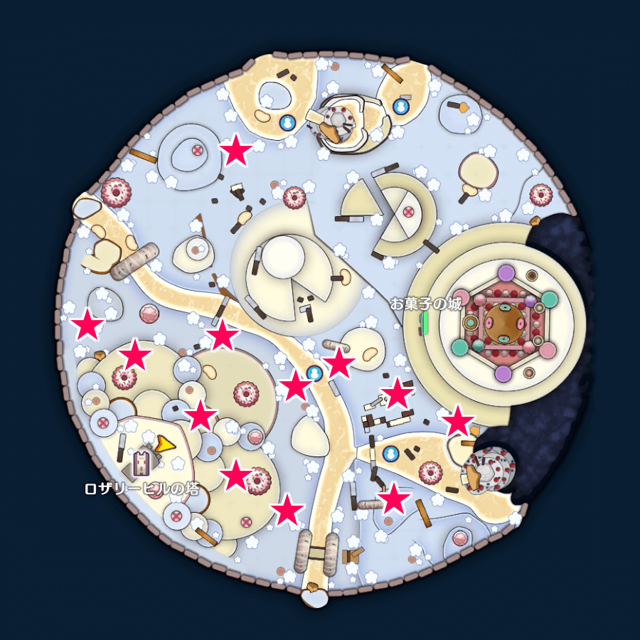 コロネホワイトの出現場所画像