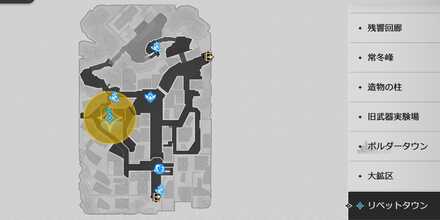 廃棄されたテレビの場所