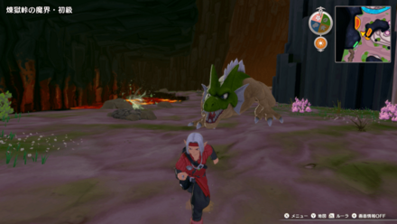 ガンドラの村近くにいるドラゴンは避けて進もう