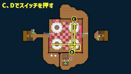 3階プリンの部屋ギミック2