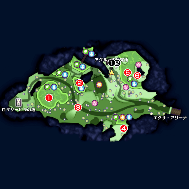 【覇王城の魔界】初級のマップ