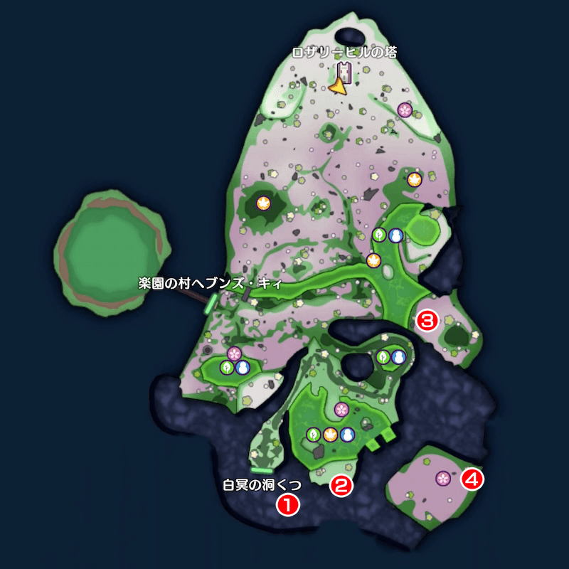 【覇王城の魔界】中級のマップ