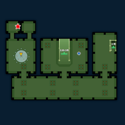 【覇王城の魔界】上級／覇王城の宝箱マップ