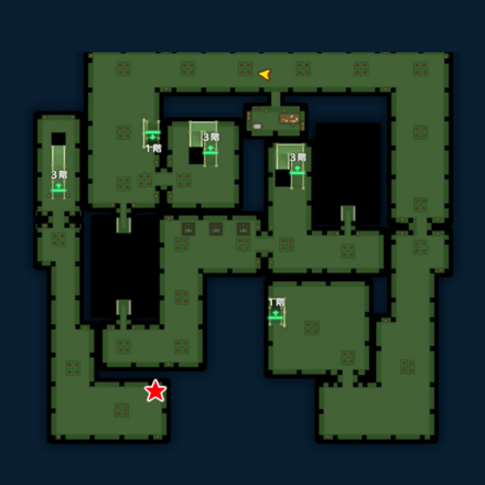 【覇王城の魔界】上級／覇王城の宝箱マップ