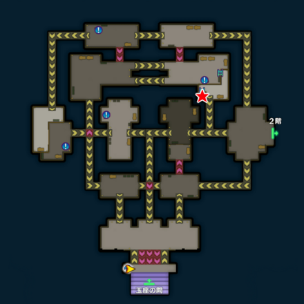 【鉄鋼砦の魔界】上級／ヘルバトラー城の宝箱マップ