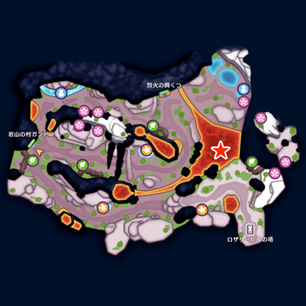 【煉獄峠の魔界】初級の宝箱マップ