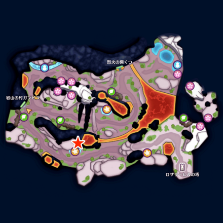 【煉獄峠の魔界】初級の宝箱マップ