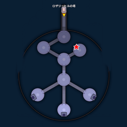 【災厄の魔宮】低層の宝箱マップ