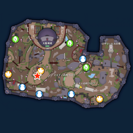 【鉄鋼砦の魔界】初級の宝箱マップ