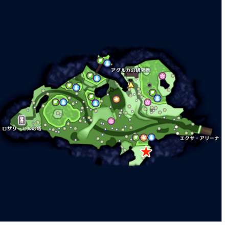 【覇王城の魔界】初級の宝箱マップ