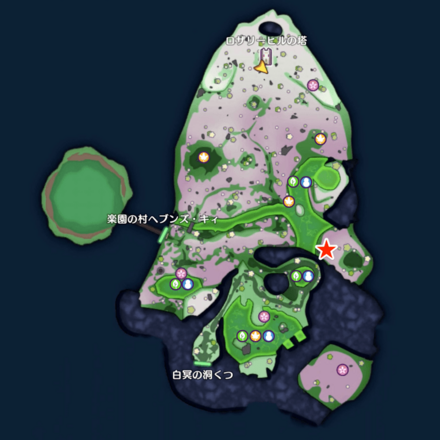 【覇王城の魔界】中級の宝箱マップ