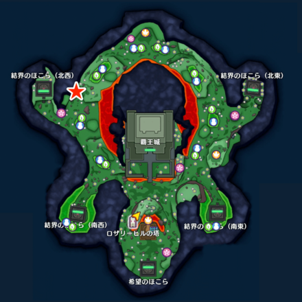 【覇王城の魔界】上級の宝箱マップ