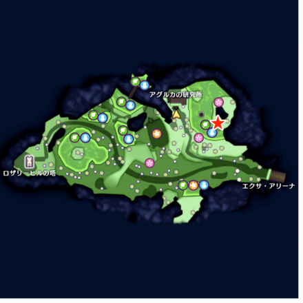 【覇王城の魔界】初級の宝箱マップ