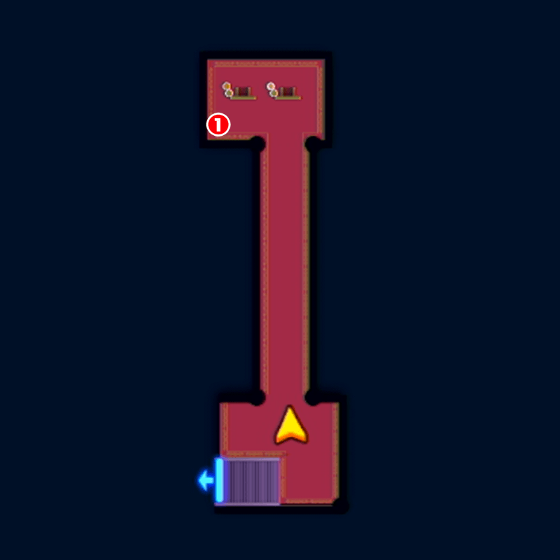 【覇王城の魔界】初級／エクサアリーナのマップ