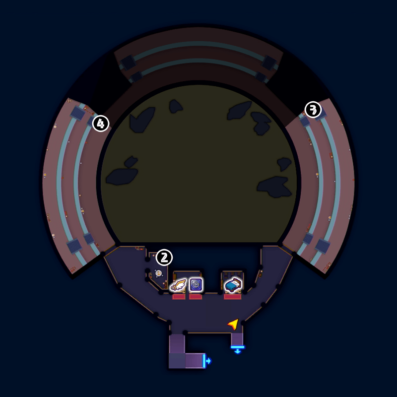 【覇王城の魔界】初級／エクサアリーナのマップ