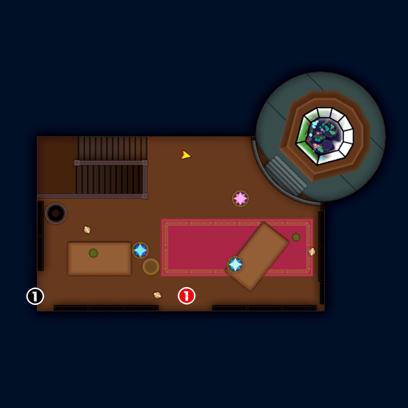 【覇王城の魔界】初級／アグルカの研究所のマップ