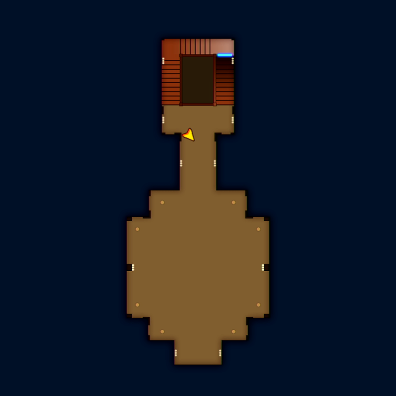 【人間界】ロザリーヒルの塔のマップ