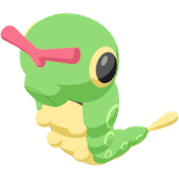 ポケスリ】キャタピーの進化とおすすめ性格スキル・色違い