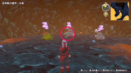 流神殿の魔界メタルスライム1