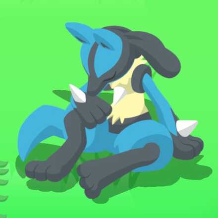 ルカリオの星1寝顔画像