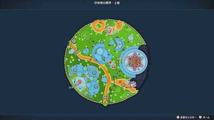 ふしぎなきのみ×3(夏)の場所マップ