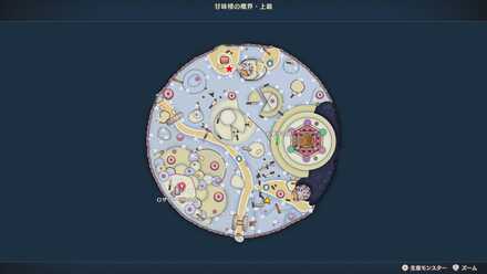 しあわせのたね×3(冬)の場所マップ