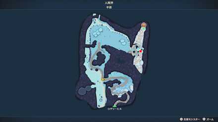 いのちのきのみ×3(冬)の場所マップ