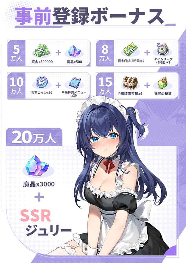 職場少女 事前登録報酬