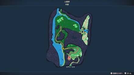 魔物のエサ×3(夏)の場所マップ