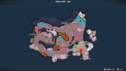 ちいさなメダル（春）の場所マップ