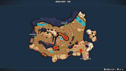 ちいさなメダル（秋）の場所マップ