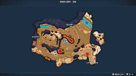 すばやさのゆびわ（秋）の場所マップ