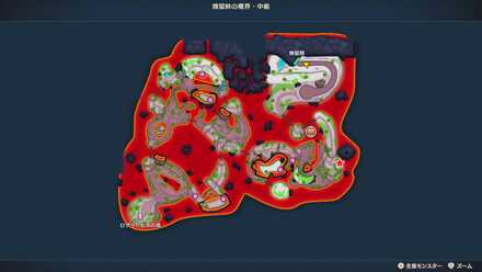 火炎の証(春)の場所マップ