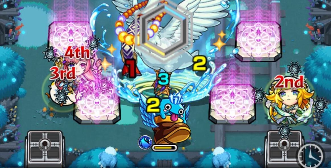 チェイスビームで攻撃する