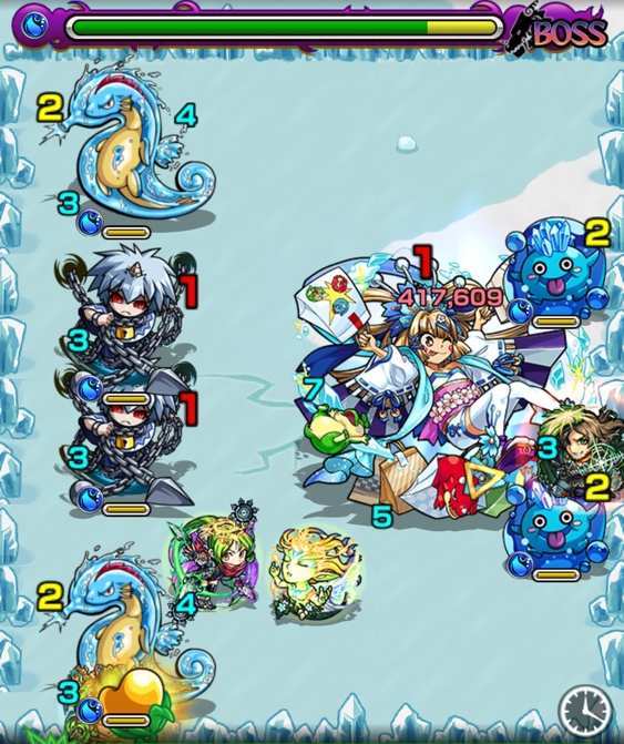 コノハナサクヤヒメXのボス第2ステージ