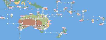 オセアニア拡大マップ