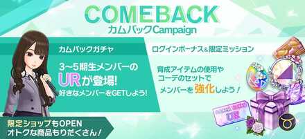 カムバックChallengeについて