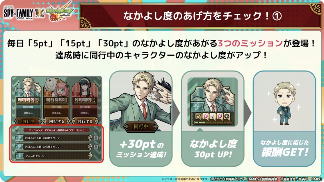 なかよし度のあげかた①