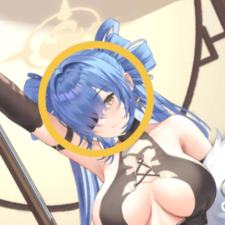 少女廻戦の独眼竜のタップする場所