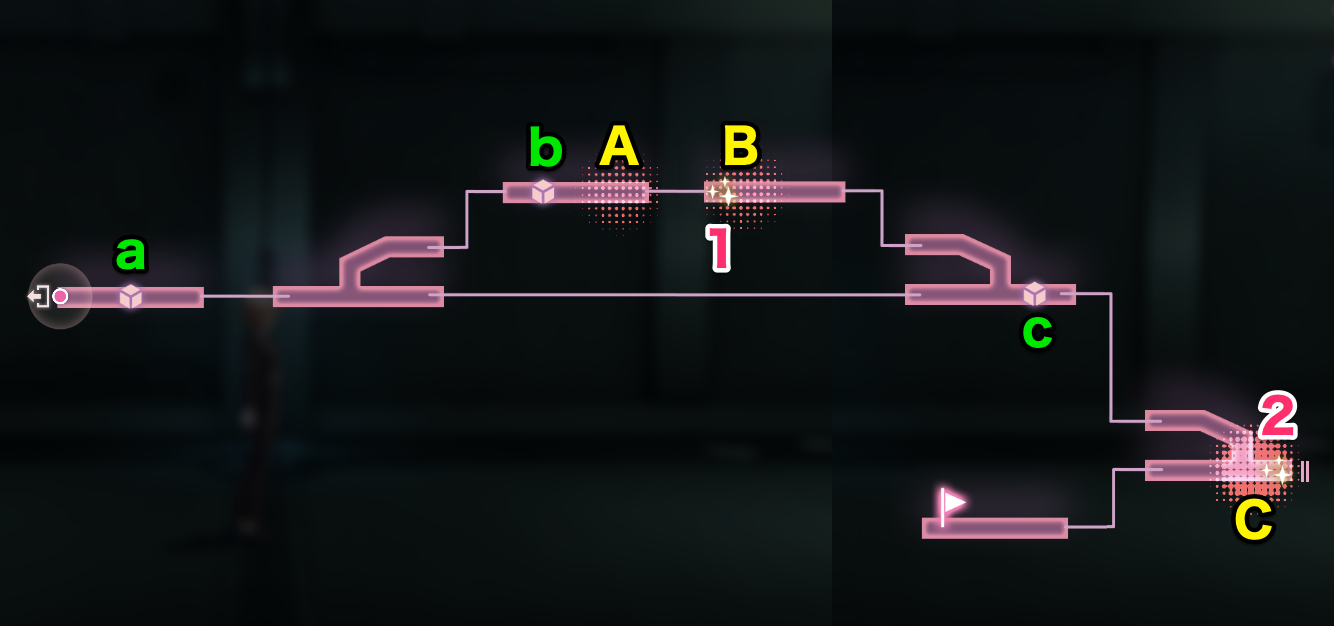 ダンジョン「横須賀 軍倉庫」のマップDay3