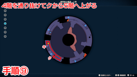 竜の首の攻略チャート9