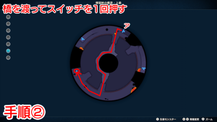 竜の首の攻略チャート2
