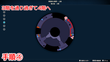 竜の首の攻略チャート4