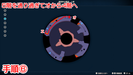 竜の首の攻略チャート6