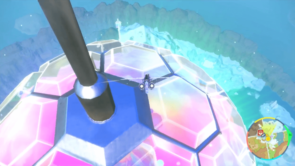 テラリウムドームの頂点